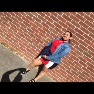 Fashion Nova Striped Midi Dress